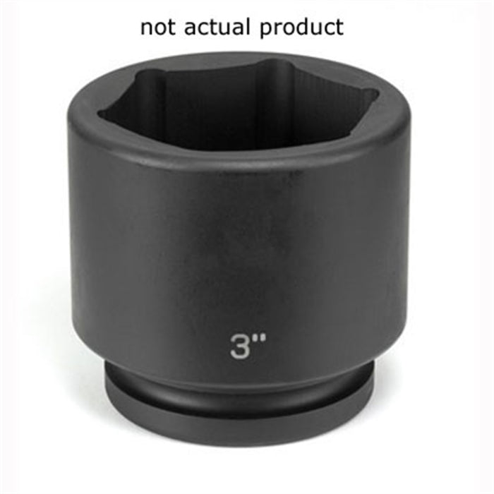 SOC 3-5/8 1"D IMP 6PT BLK