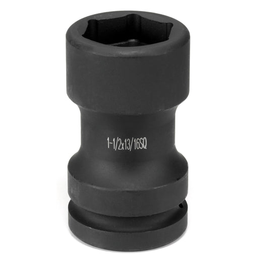 SOC 1-1/2 X 13/16 1"D IMP UNIV 6PT BLK