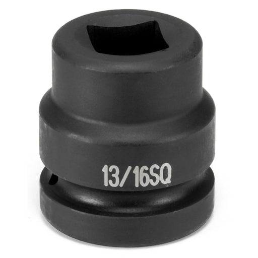 SOC 13/16 1"D BDD WHL IMP SQ 4PT BLK