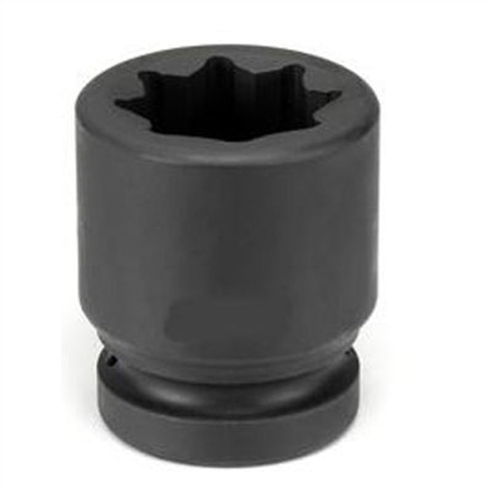 SOC 2-1/8 1"D IMP 8PT BLK