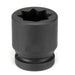 SOC 2-1/4 1"D IMP 8PT BLK