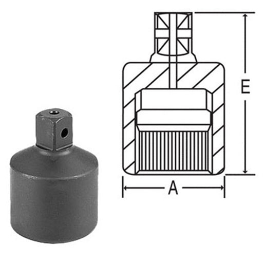 #5 SPLN X 3/7"M ADPT