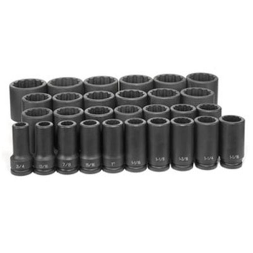 3/4" Dr. 12 Pt. 29 Piece Deep Fract. Master Set