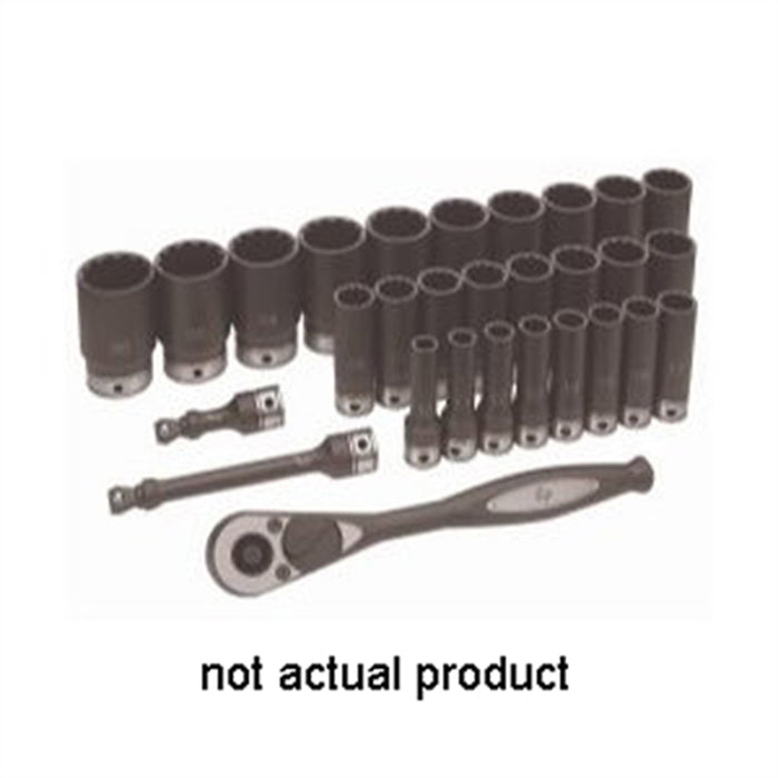 1/2" Drive x 30mm Deep Duo-Socket - 12 Point