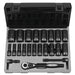 1/2" Dr. 22pc Fractional Deep Duo-Socket Set - 6 P