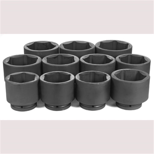 11pc 3-1/8 thru 4-1/2 shallow 1" drive