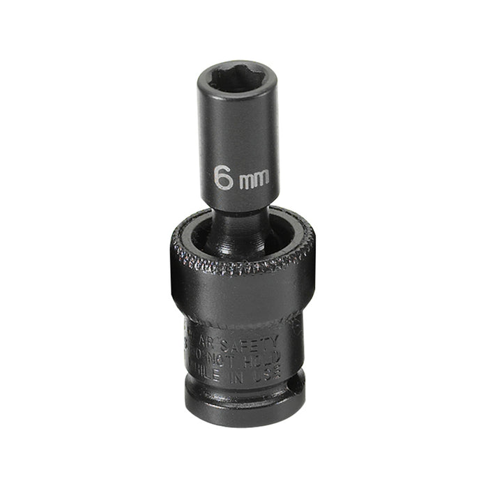 SOC 6MM 1/4D IMP UNIV 6PT