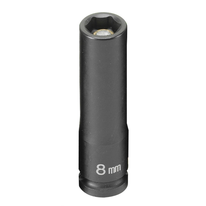 SOC 8MM 1/4D IMP MAG 6PT DP BLK