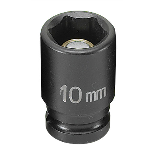 SOC 10MM 1/4D IMP MAG 6PT BLK