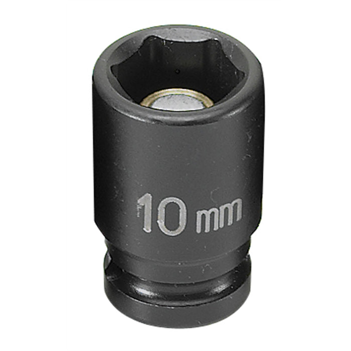 SOC 10MM 1/4D IMP MAG 6PT BLK
