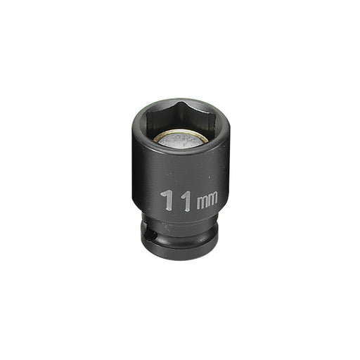 SOC 11MM 1/4D IMP MAG 6PT BLK