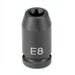 1/4" Drive x E12 External Torx Impact Socket