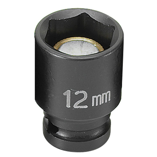 SOC 12MM 1/4D IMP MAG 6PT BLK