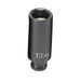 SOC 13MM 1/4D IMP MAG 6PT DP BLK