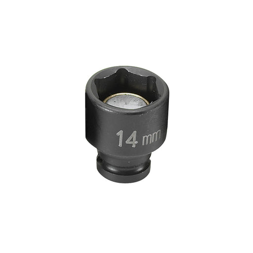 SOC 14MM 1/4D IMP MAG 6PT BLK