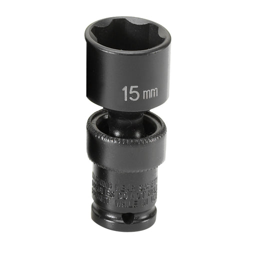 SOC 15MM 1/4D IMP UNIV 6PT