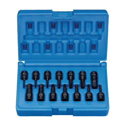 1/4"DR 14PC FRAC/MET