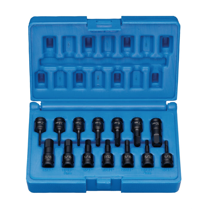 1/4"DR 14PC FRAC/MET