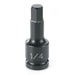 SOC 3/16 1/4D IMP HEX MALE BLK