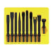 10PC GENERAL SERVICE CHISEL SET .401 SHANK