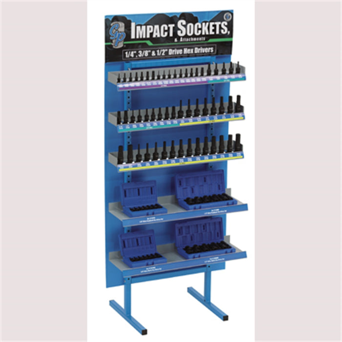 1/4-3/8-1/2" HEX DVR DISP