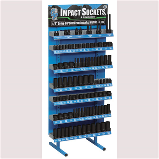 3/4"DR 6PT FRACT. DISPLAY