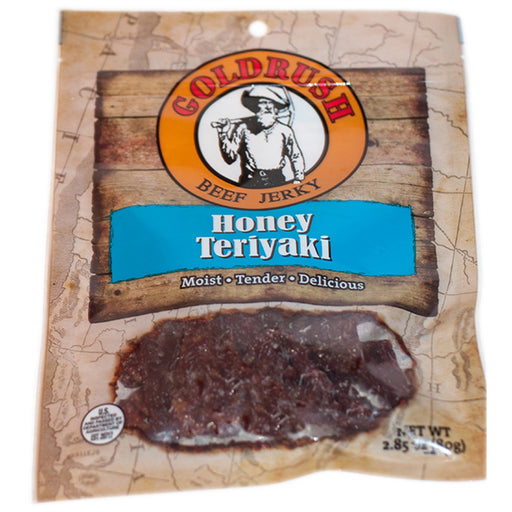 Honey Teriyaki 2.85 oz. Goldrush Beef Jerky 12-ct