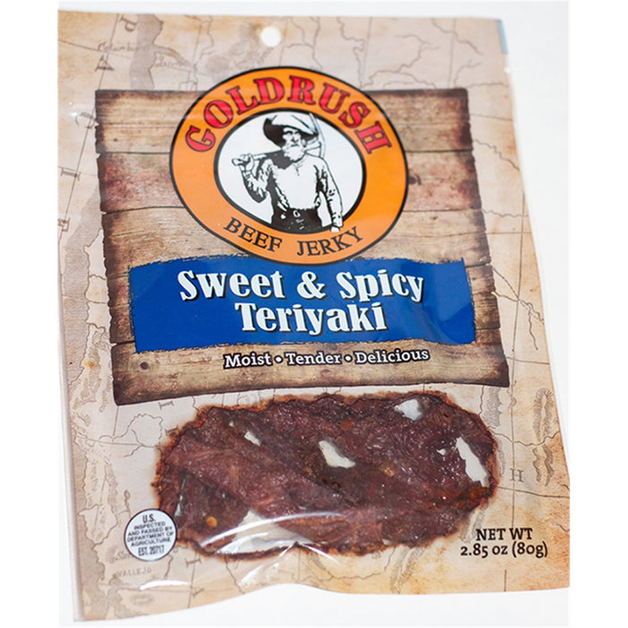 Sweet N Spicy Teriyaki 2.825 oz. Beef Jerky 12-ct