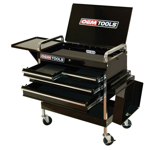 OEMTOOLS 24962 SERVICE CART W/4 DRAWERS AND 1 TRAY