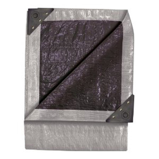 18'x24' Dbl Duty Tarp Slv/Blk