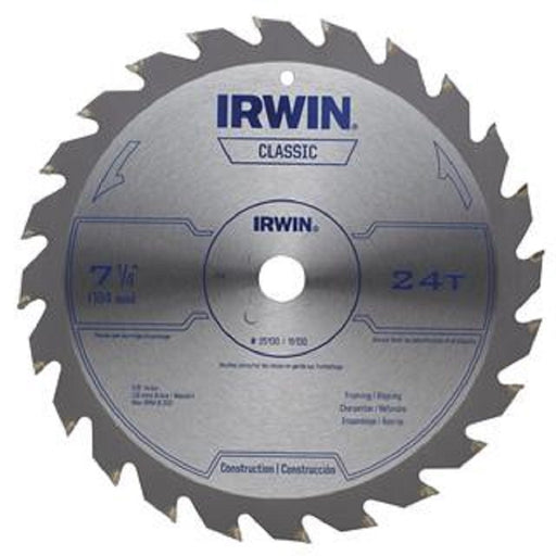 Irwin Hanson 7-1/4 in. 24T Arbor Circular Saw Blad