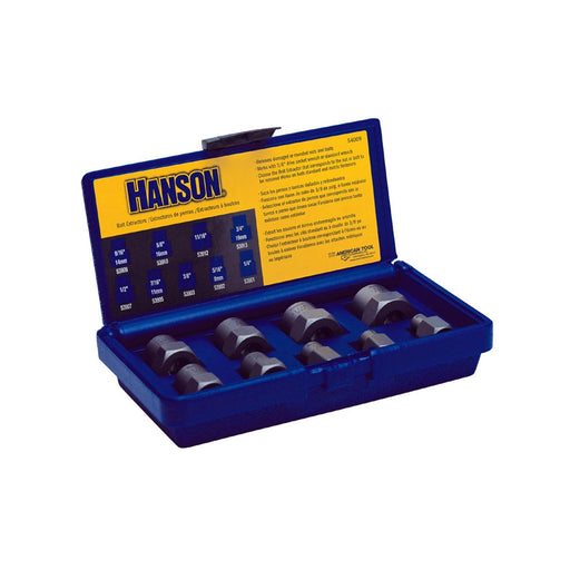 BOLT EXTRACTOR SET 9PC 1/4"-3/4" W3/8" DRIVE