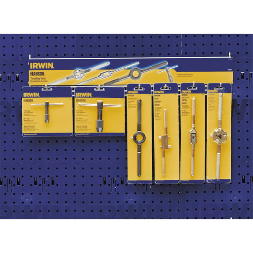 DISPLAY 12 PC THREADING TOOLS FOR 1" HEX DIES