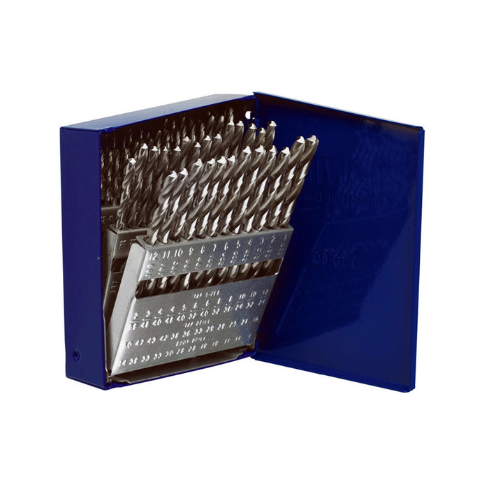 60PC WIRE GAUGE NUMBER DRILL BIT SET
