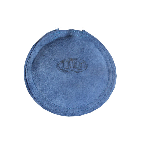 6 in. Diameter Embossed Leather Shot Bag