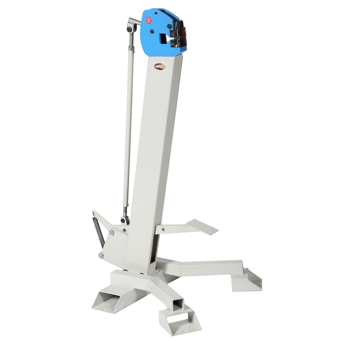 Foot operated shrinker / stretcher machine