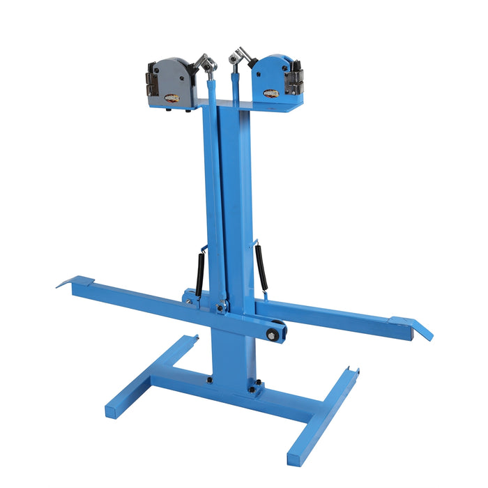Double foot operated shrinker stretcher