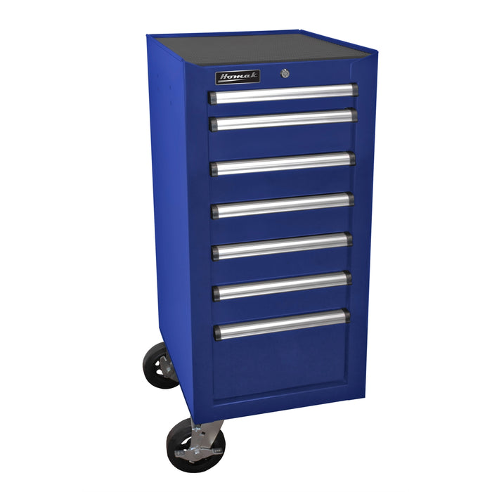 18" H2Pro Series 7-Drawer Side Cabinet, Blue