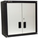 2-Door Wall Cabinet with 2 Shelves, Steel