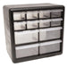 12-Drawer Parts Organizer, Black