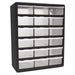 18-Drawer Parts Organizer, Black