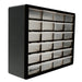 24-Drawer Parts Organizer, Black