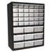 39-Drawer Parts Organizer, Black