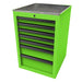 22" RS Pro 7-Drawer Side Cabinet Lime Green