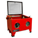 23" Table Top Abrasive Blast Cabinet, Red