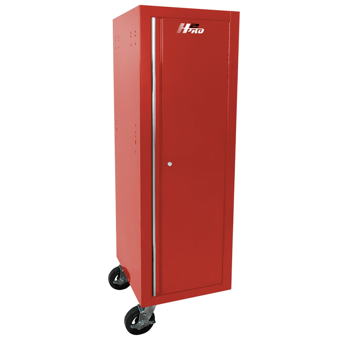 19" H2Pro Series Full-Height Side Locker-Red