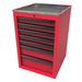 22" RS Pro 7-Drawer Side Cabinet Red