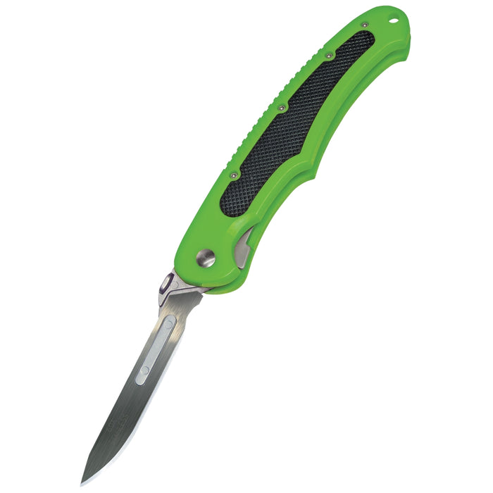 PIRANTA-BOLT SHOCK GREEN KNIFE