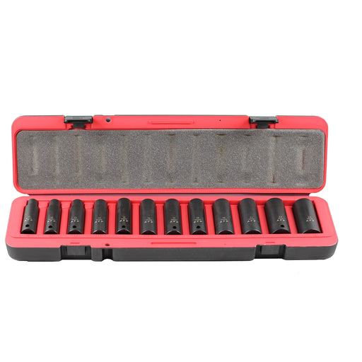 1/2" 12 PC DP IMPACT SOCKET SET