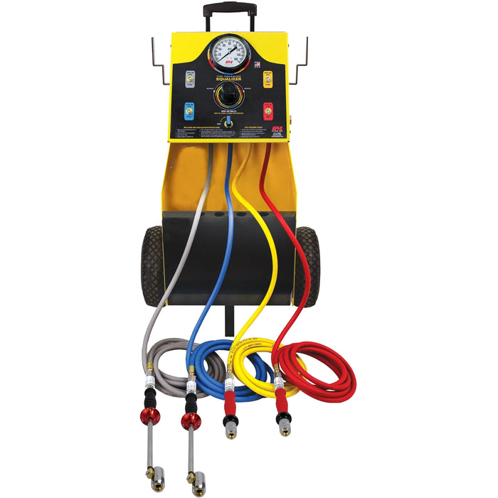 Four-Tire Inflation/Equalizer System with Chucks